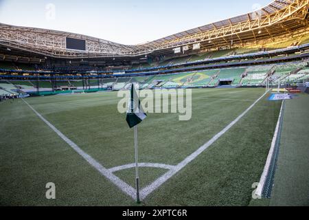 Sao Paulo, Brasilien. August 2024. SP - SAO PAULO - 07/08/2024 - COPA DO BRASIL 2024, PALMEIRAS x FLAMENGO - Allgemeine Ansicht des Stadions Arena Allianz Parque für das Spiel zwischen Palmeiras und Flamengo für die Copa do Brasil 2024 Meisterschaft. Foto: Ettore Chiereguini/AGIF Credit: AGIF/Alamy Live News Stockfoto