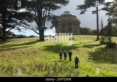 Besuchen Sie den Brocklesby Park der Lincolnshire Gardens, um das Jubiläum der Capability Brown zu feiern Stockfoto