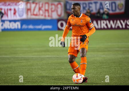 Hamilton, Ontario, 7. Februar 2024. Der CONCACAF Champions Cup 1. Forge FC aus Kanada richtet das Spiel gegen Chivas Guadalajara aus Mexiko aus Stockfoto