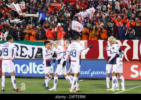 Hamilton, Ontario, 7. Februar 2024. Der CONCACAF Champions Cup 1. Forge FC aus Kanada richtet das Spiel gegen Chivas Guadalajara aus Mexiko aus Stockfoto