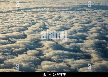 Wolken in der Nähe von Sydney, New South Wales, Australien - Luftfahrt Stockfoto