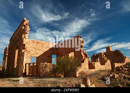 Ruins of Exchange Hotel, Farina Ghost Town, Outback South Australia, Australien Stockfoto