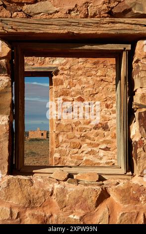 Ruins of Exchange Hotel, Farina Ghost Town, Outback South Australia, Australien Stockfoto