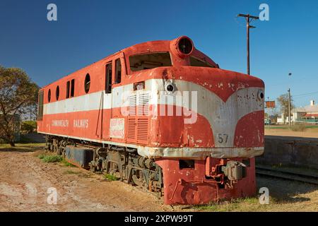 Alten Ghan Train, Marree, Oodnadatta Track, Outback, South Australia, Australien Stockfoto