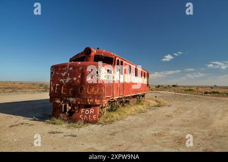 Alten Ghan Train, Marree, Oodnadatta Track, Outback, South Australia, Australien Stockfoto