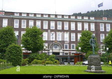 Denkmal für den Komponisten Edvard Grieg in Bergen, Norwegen Stockfoto