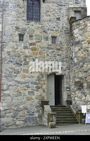 Die Bergenhus-Festung ist ein historischer Komplex in Bergen, Norwegen. Stockfoto