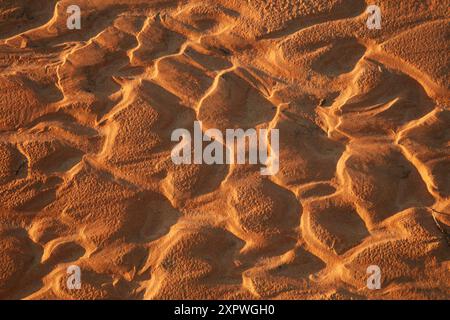 Sand Ripples, QAA Line, Simpson Desert, Outback Queensland, Australien Stockfoto
