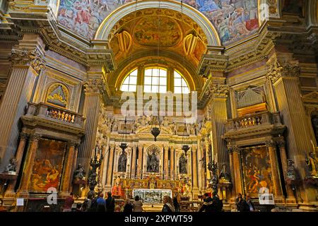 Capella Del Tesoro de San Gennaro in der Kathedrale von Neapel Italien Stockfoto