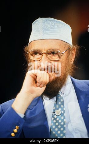 Ernst Fuchs, alias Professor Ernst Fuchs, berühmter Maler, Grafiker und Bildhauer aus Österreich, Porträt um 1990. Stockfoto