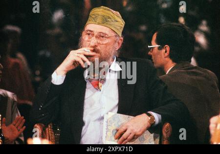 Ernst Fuchs, alias Professor Ernst Fuchs, berühmter Maler, Grafiker und Bildhauer aus Österreich, um 1995. Stockfoto