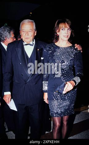 TELESTAR - Fernsehpreis Verleihung, 1998, Gäste: Fernsehmoderatorin Petra Schürmann mit Ehemann Gerhard Freund. Stockfoto