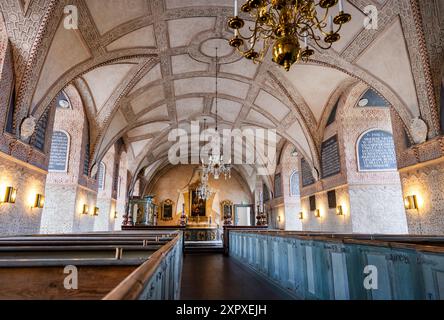 Kalmar slott (auf englisch Kalmar Castle), kyrkan (auf englisch: Die Kapelle), in der Stadt Kalmar, Schweden. Stockfoto