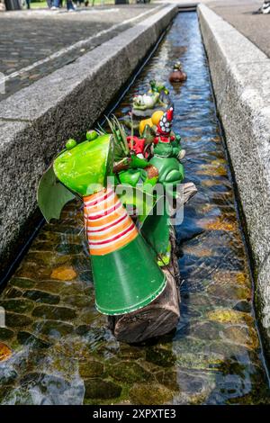 Bächle in Freiburg im Breisgau, Spielzeug, Schwarzwald, Baden-Wüttemberg, Deutschland Stockfoto