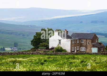 Farmen in North Pennines, Cumbria, Durham, Northumberland, North Yorkshire, England Stockfoto