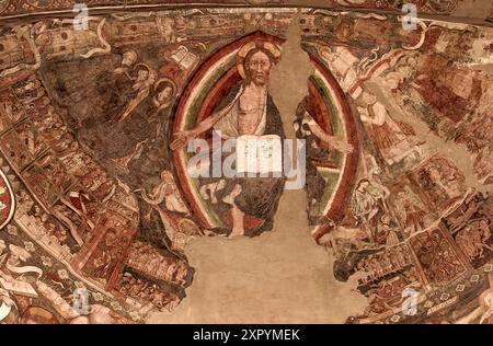 Italien prov. Di Alessandria Sezzadio Abtei Santa Giustina - Christus in Mandel Stockfoto