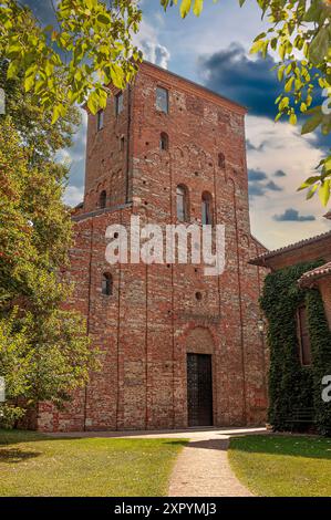 Italien prov. Di Alessandria Sezzadio Abtei Santa Giustina Stockfoto