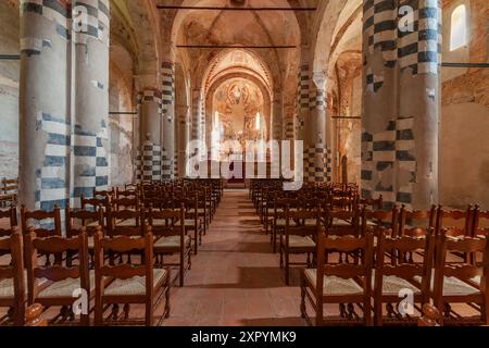 Italien prov. Di Alessandria Sezzadio Abtei Santa Giustina Stockfoto