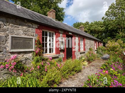 Das Francis Ledwidge (1887–1917) Cottage Museum des irischen Poeten aus dem Ersten Weltkrieg aus dem 20. Jahrhundert in Slane, County Meath, Irland Stockfoto