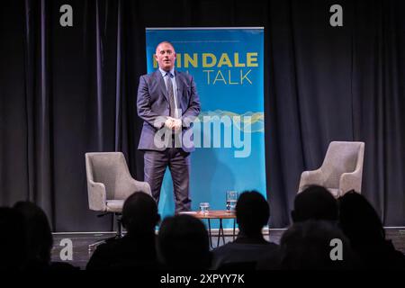 Edinburgh, Vereinigtes Königreich. August 2024: Matthew Stadlen. Die All Talk-Reihe von Interviews beim diesjährigen Edinburgh Fringe Festival zeigt den Gastmoderator Matthew Stadlen. Quelle: Rich Dyson/Alamy Live News Stockfoto