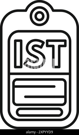 Militär-Rang-Insignien mit dem ersten Sergeant-Rang-Symbol für Web- und Mobildesign Stock Vektor