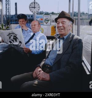 Auf dem Abstellgleis - ein Beppo-Brem-Special, Sendung vom Bayerischen Rundfunk, 1990, Regie: Bernd Fischerauer, Szene: Ottfried Fischer als Strassenbahn-Fahrer, Toni Berger als Ludwig Königseder, Beppo Brem als Hias Holzinger Stockfoto