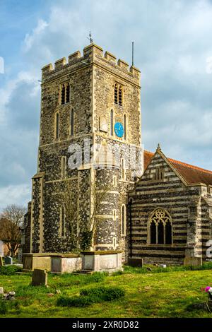 St. Helens Church, Buttway Lane, Cliffe, Kent Stockfoto