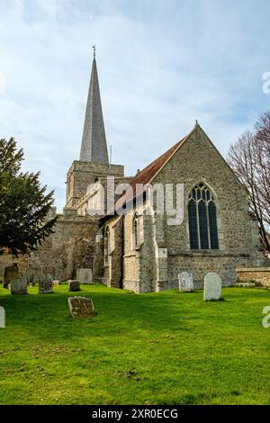 St. Werburgh Church, Church Street, Hoo, Kent Stockfoto