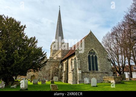 St. Werburgh Church, Church Street, Hoo, Kent Stockfoto