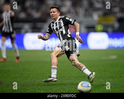 August 2024: Arena MRV, Belo Horizonte, Brasilien: Brasilianischer Cup, Atletico Mineiro gegen CRB: Bernard von Atlético Mineiro, Stockfoto