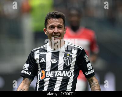 August 2024: Arena MRV, Belo Horizonte, Brasilien: Brasilianischer Cup, Atletico Mineiro gegen CRB: Bernard von Atletico Mineiro, Stockfoto