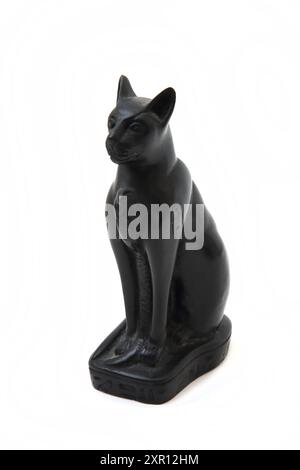 Figur der ägyptischen Göttin Bastet als Katze - Göttin des Schutzes, des Vergnügens und des Gutes Gesundheit bringen Stockfoto