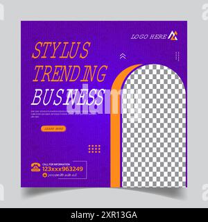 Marketing Social Media Post Design Bannervorlagen Stock Vektor