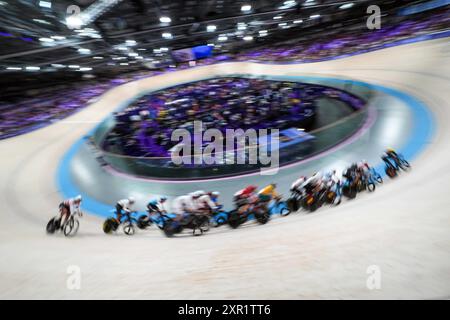 Parigi, Frankreich. August 2024. Das Rennen während der Olympischen Spiele 2024, Donnerstag, 8. August 2024, in Paris, Frankreich. (Foto: Gian Mattia D'Alberto/LaPresse) Credit: LaPresse/Alamy Live News Stockfoto