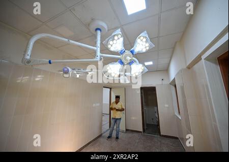 Neu-Delhi, Indien. August 2024. NEW DELHI, INDIEN - 7. AUGUST: Ein Blick auf das neue Tierklinikum der NDMCs in Moti Bagh am 7. August 2024 in New Delhi, Indien. (Foto: Sanchit Khanna/Hindustan Times/SIPA USA) Credit: SIPA USA/Alamy Live News Stockfoto