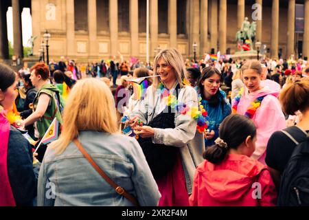 Liverpool Pride 27. März 07/2024 Stockfoto