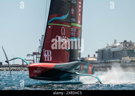 37. AMERICA's CUP TEAMS · Emirates Team Neuseeland Segeln in Barcelona. Katalonien - Spanien. ©Paul Todd/OUTSIDEIMAGES. KOM Stockfoto