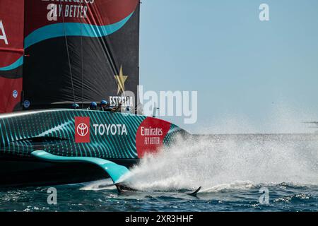 37. AMERICA's CUP TEAMS · Emirates Team Neuseeland Segeln in Barcelona. Katalonien - Spanien. ©Paul Todd/OUTSIDEIMAGES. KOM Stockfoto