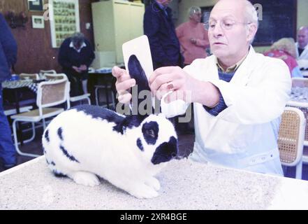 Inspektion von Kleintieren, IJmuiden, IJmuiden, Niederlande, 13-11-1997, Whizgle Dutch News: historische Bilder für die Zukunft. Erkunden Sie die Vergangenheit der Niederlande mit modernen Perspektiven durch Bilder von niederländischen Agenturen. Verbinden der Ereignisse von gestern mit den Erkenntnissen von morgen. Begeben Sie sich auf eine zeitlose Reise mit Geschichten, die unsere Zukunft prägen. Stockfoto