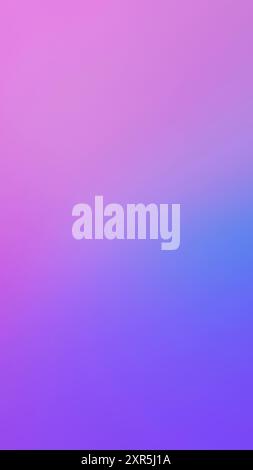 Farbverlauf in violetten und rosa Regenbogenfarben. Abstrakter, weicher Hintergrund Stockfoto