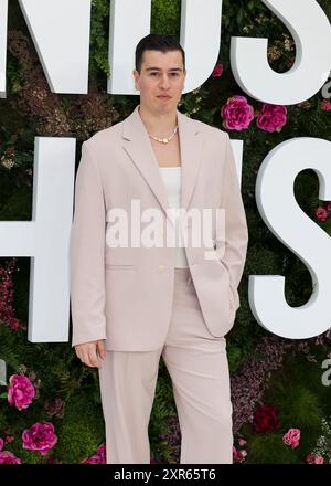 London, Großbritannien. August 2024. Taki Nabet aka Aiden London nimmt an der IT Ends With US UK Gala Screening im Odeon Luxe Teil. Quelle: SOPA Images Limited/Alamy Live News Stockfoto