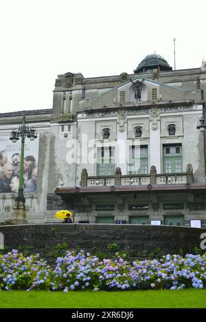 Die nationale Szene ist das größte Theater in Bergen, Norwegen. Stockfoto