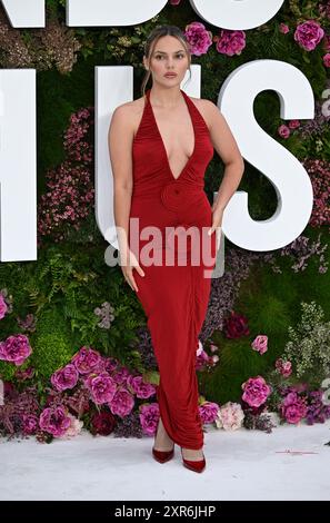 London, Großbritannien. August 2024. Dafne Keen at the IT Ends With US UK Gala Screening, Odeon Cinema, London, UK, 8. August, 2024. Foto: Stuart Hardy/ABACAPRESS. COM Credit: Abaca Press/Alamy Live News Stockfoto