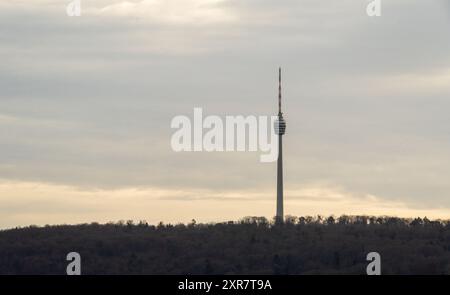 Blick von der Stadtbibliothek Stuttgart am Mailänder Platz, Stuttgart Stockfoto