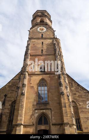 Stiftskirche, Evangelische Kirche in Stuttgart, Baden-Württemberg, Deutschland Stockfoto