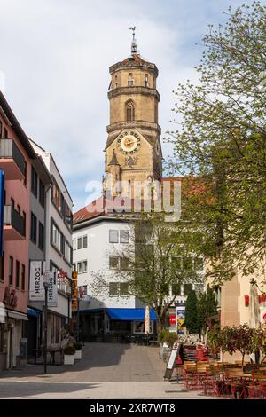 Stiftskirche, Evangelische Kirche in Stuttgart, Baden-Württemberg, Deutschland Stockfoto