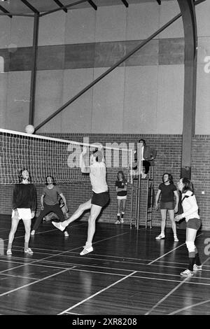 Volley-Ball, 00-00-1973, Whizgle Dutch News: Historical Images Tailored for the Future. Erkunden Sie die Vergangenheit der Niederlande mit modernen Perspektiven durch Bilder von niederländischen Agenturen. Verbinden der Ereignisse von gestern mit den Erkenntnissen von morgen. Begeben Sie sich auf eine zeitlose Reise mit Geschichten, die unsere Zukunft prägen. Stockfoto
