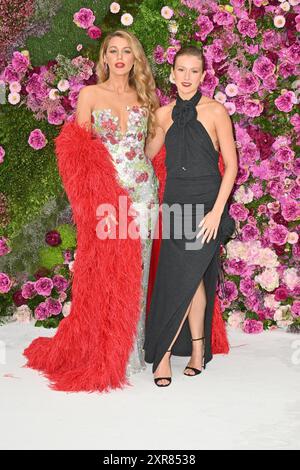 Harleston, Großbritannien. August 2024. London, UK - 8. August 2024 Blake Lively und Isabella Ferrer bei der britischen Galavorführung von „IT Ends With US“ im Odeon Luxe Leicester Square, London, UK - 8. August 2024. CAP/JOR © JOR/Capital Pictures Credit: Capital Pictures/Alamy Live News Stockfoto