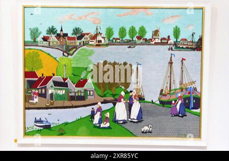 Gemälde Frans Mulder Zandvoort, Zandvoort, 27-09-2001, Whizgle Dutch News: Historische Bilder zugeschnitten auf die Zukunft. Erkunden Sie die Vergangenheit der Niederlande mit modernen Perspektiven durch Bilder von niederländischen Agenturen. Verbinden der Ereignisse von gestern mit den Erkenntnissen von morgen. Begeben Sie sich auf eine zeitlose Reise mit Geschichten, die unsere Zukunft prägen. Stockfoto