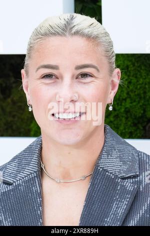 London, Großbritannien. Bethany England fotografierte am 8. August 2024 beim UK-Gala-Screening "IT Ends With US" auf dem Odeon Luxe Leicester Square. Bild von Julie Edwards. Quelle: JEP Celebrity Photos/Alamy Live News Stockfoto